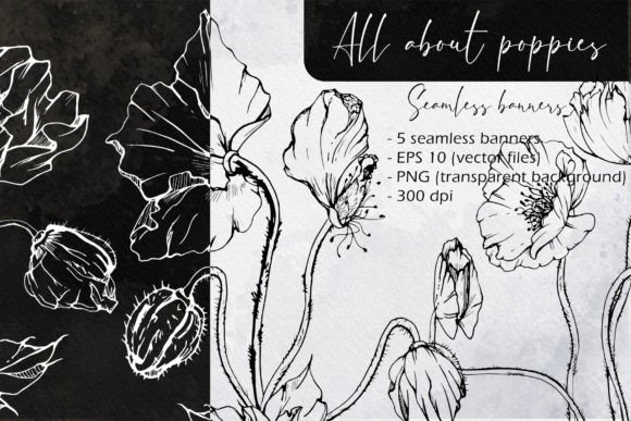 Download All About Poppies: Seamless Banners - Banner Collection