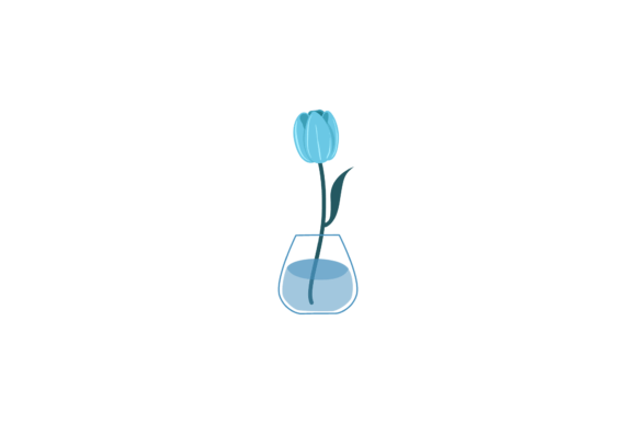 Download Blue Single Flower - Premium Resources